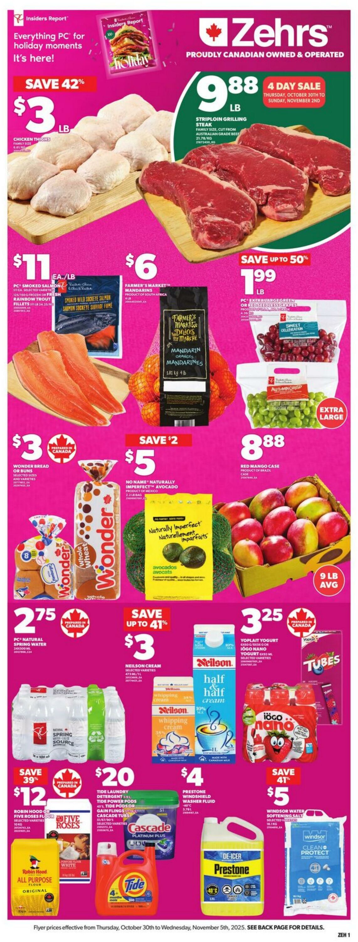 Flyer Zehrs 30.10.2025 - 05.11.2025