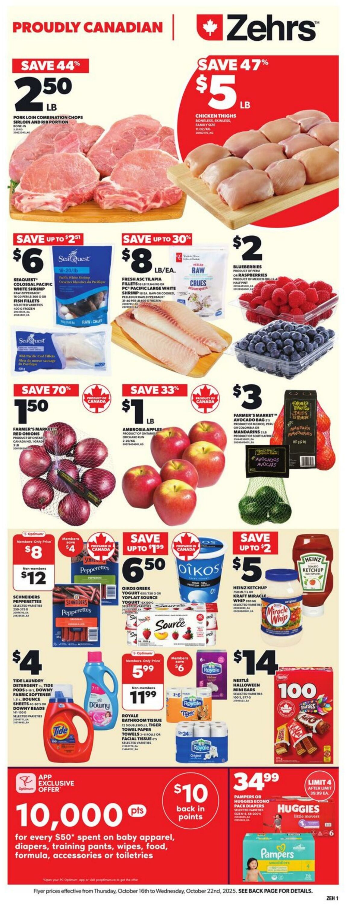 Flyer Zehrs 16.10.2025 - 22.10.2025