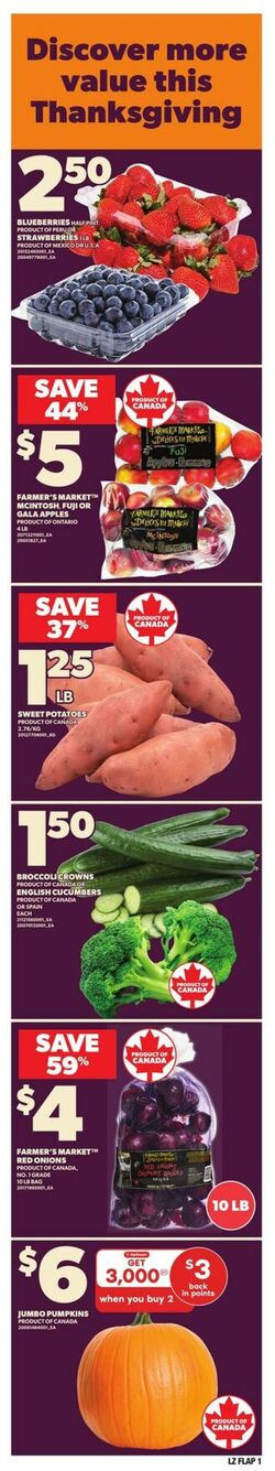 Flyer Zehrs 02.10.2025 - 08.10.2025