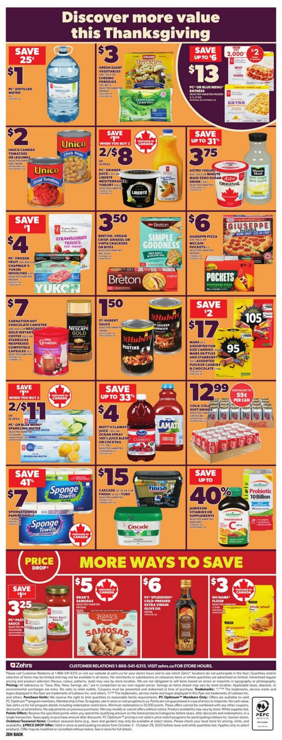 Flyer Zehrs 09.10.2025 - 15.10.2025
