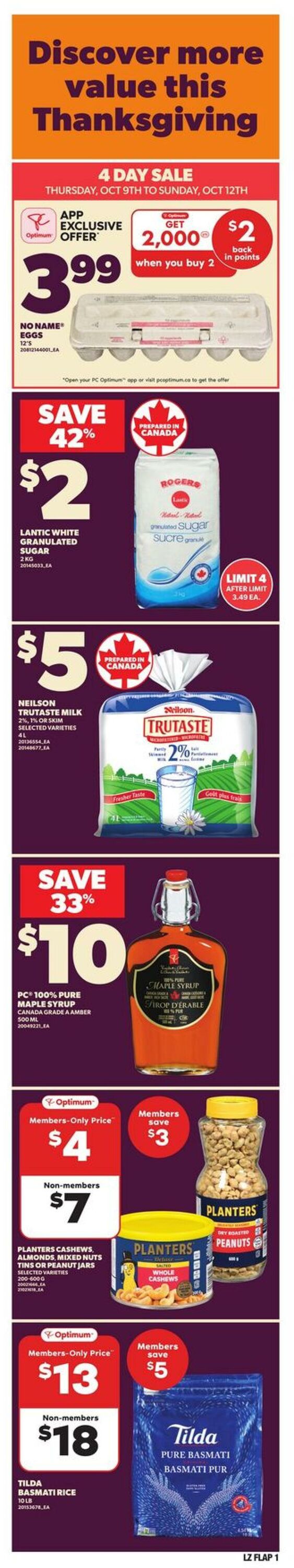 Flyer Zehrs 09.10.2025 - 15.10.2025