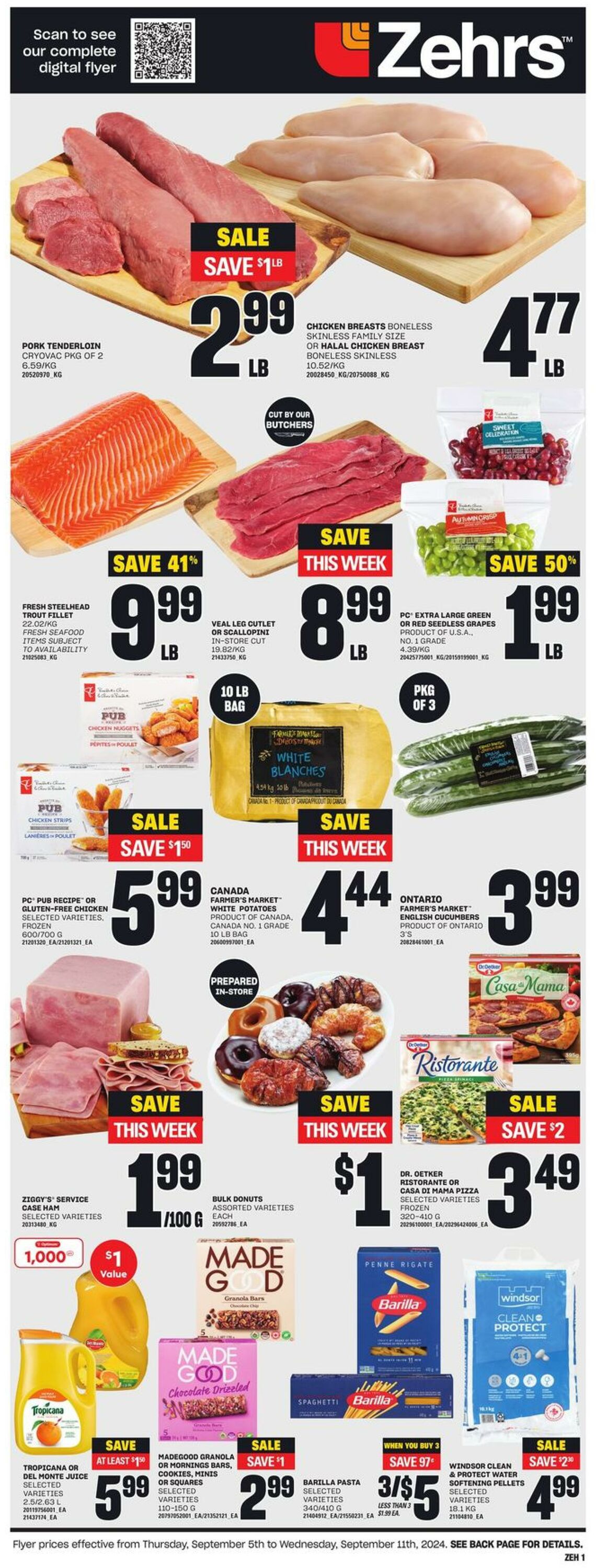 Flyer Zehrs 05.09.2024 - 11.09.2024