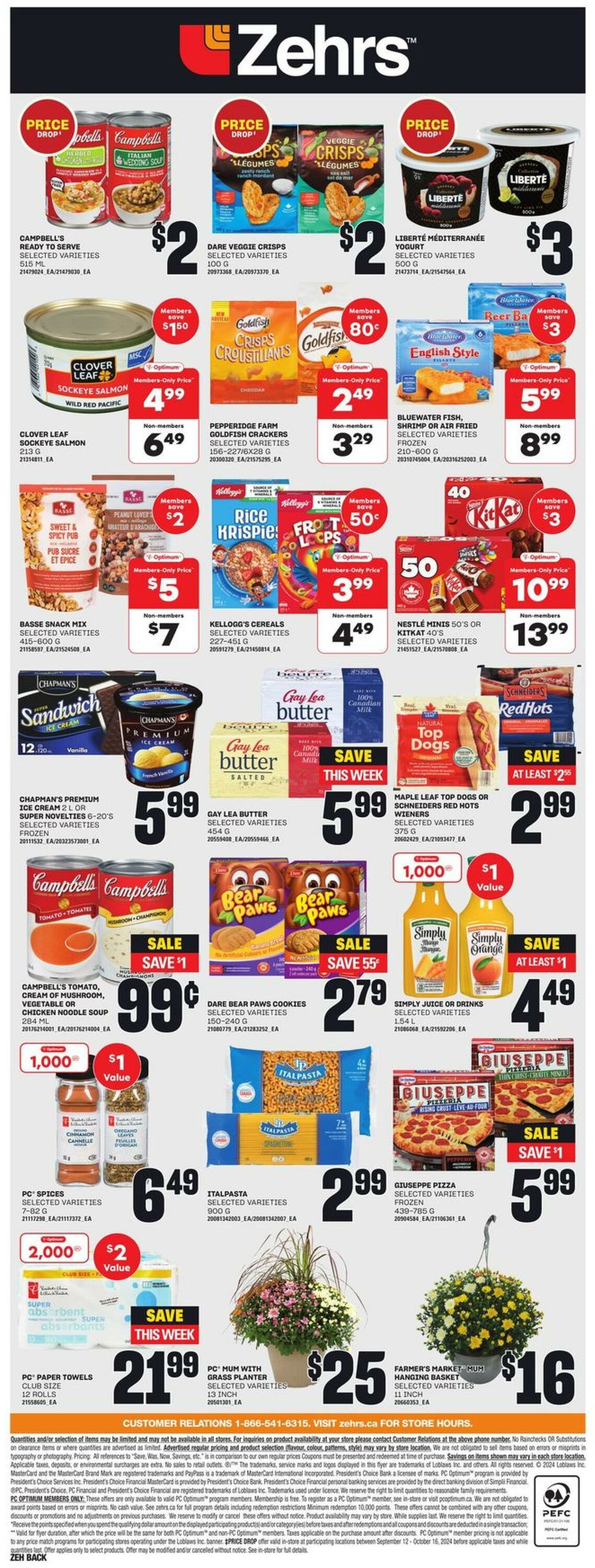 Flyer Zehrs 12.09.2024 - 18.09.2024