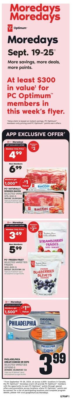 Flyer Zehrs 19.09.2024 - 25.09.2024