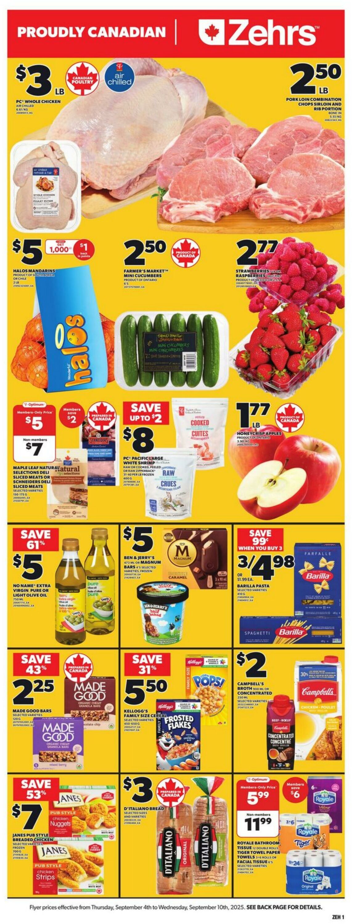 Flyer Zehrs 04.09.2025 - 10.09.2025