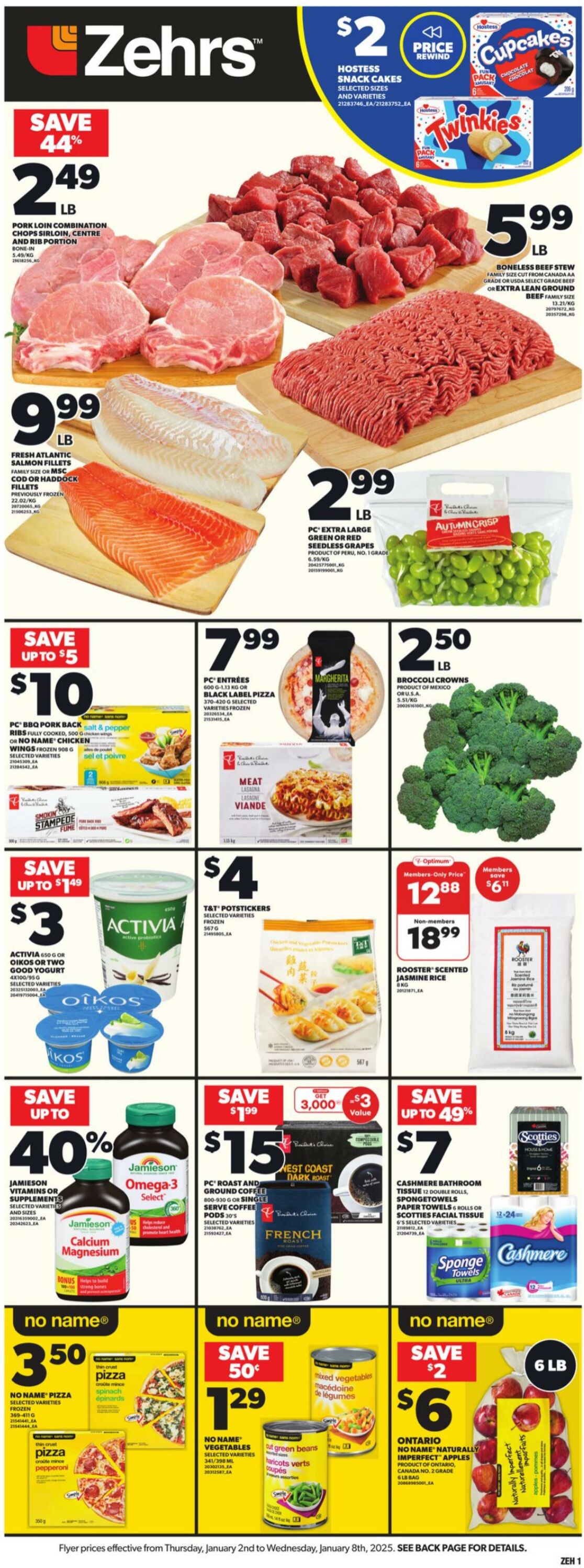 Flyer Zehrs 02.01.2025 - 08.01.2025