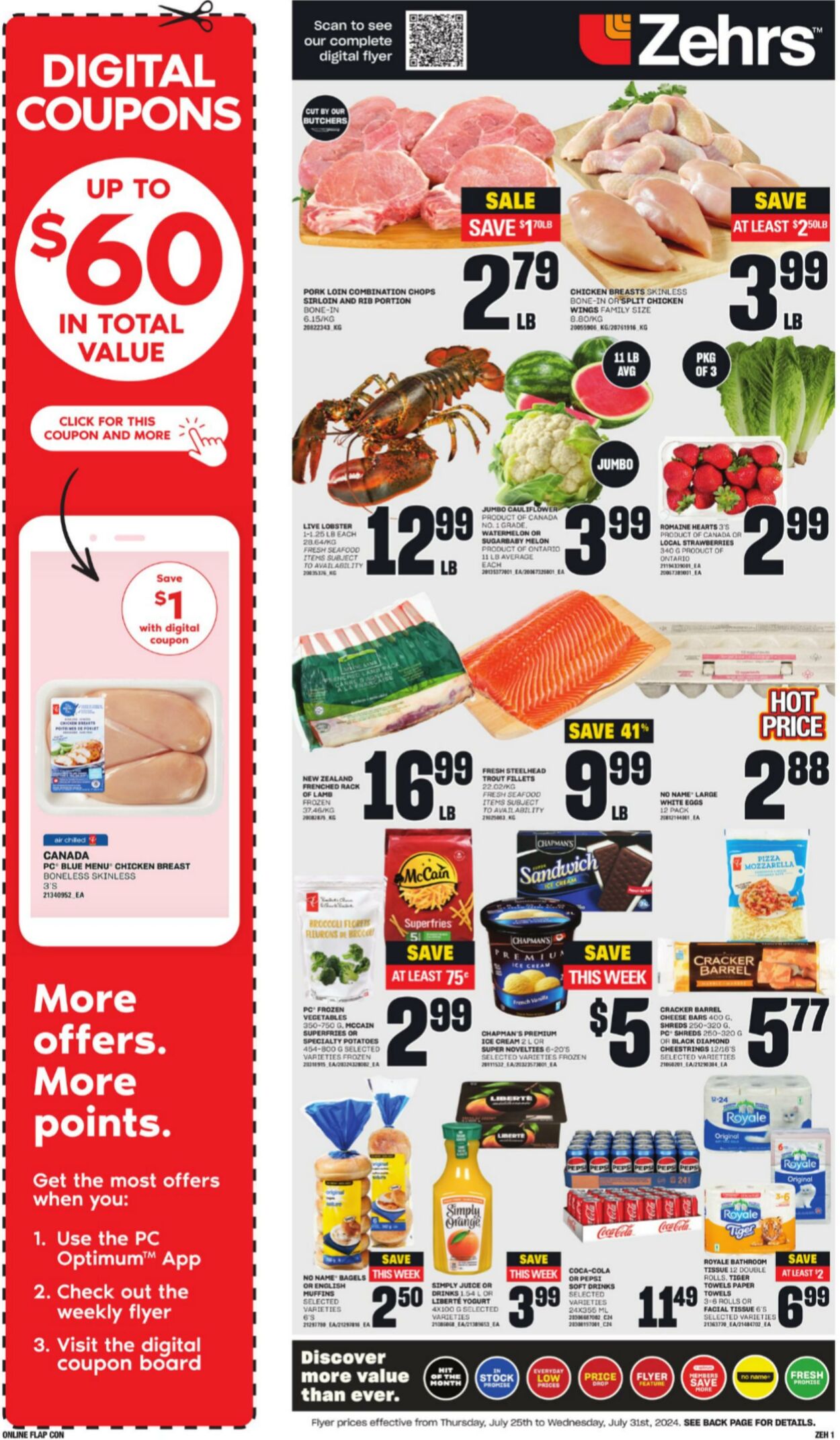 Flyer Zehrs 25.07.2024 - 31.07.2024