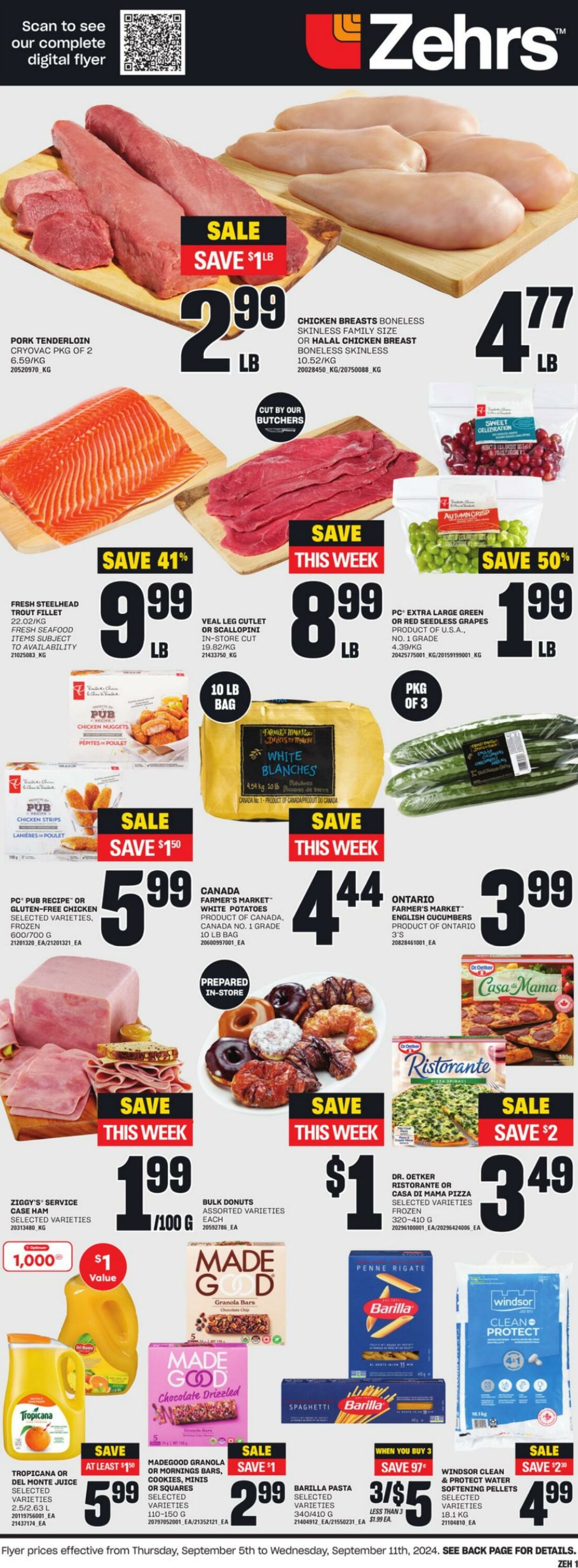 Flyer Zehrs 05.09.2024 - 11.09.2024